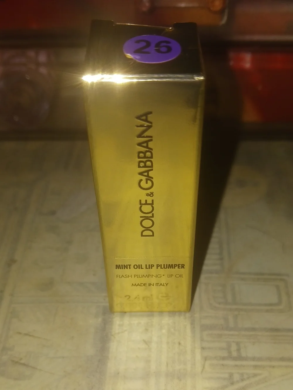 Dolce & Gabbana Gold Mint Oil Lip Plumper